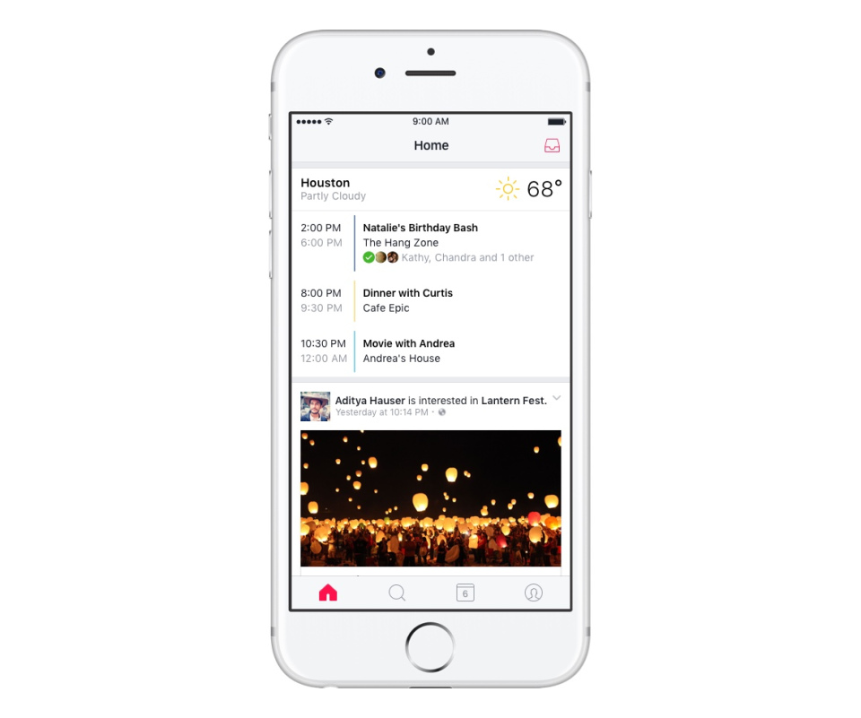 Facebook Events app
