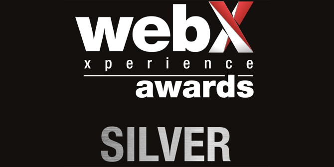 WebX Awards SILVER luciasfarm.gr - Κατηγορία Food & Drink 2017